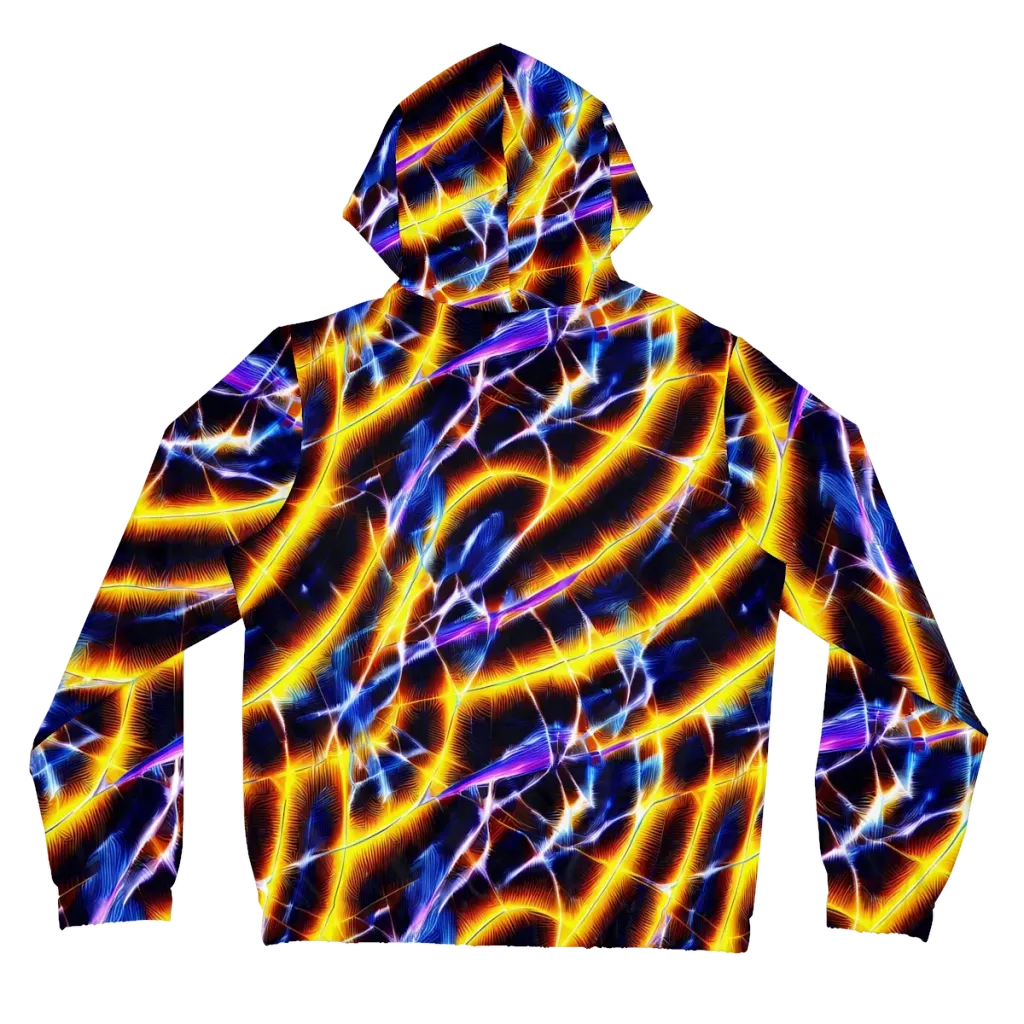 Tempel Tangle on Women's Full-Zip Hoodie — Back