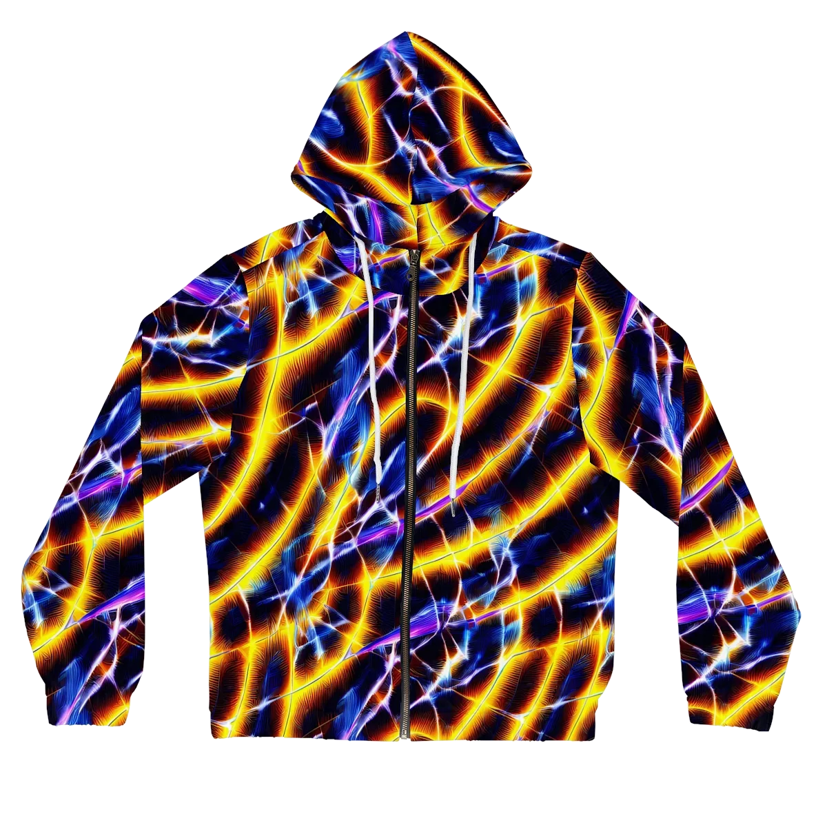 Tempel Tangle on Women's Full-Zip Hoodie — Front