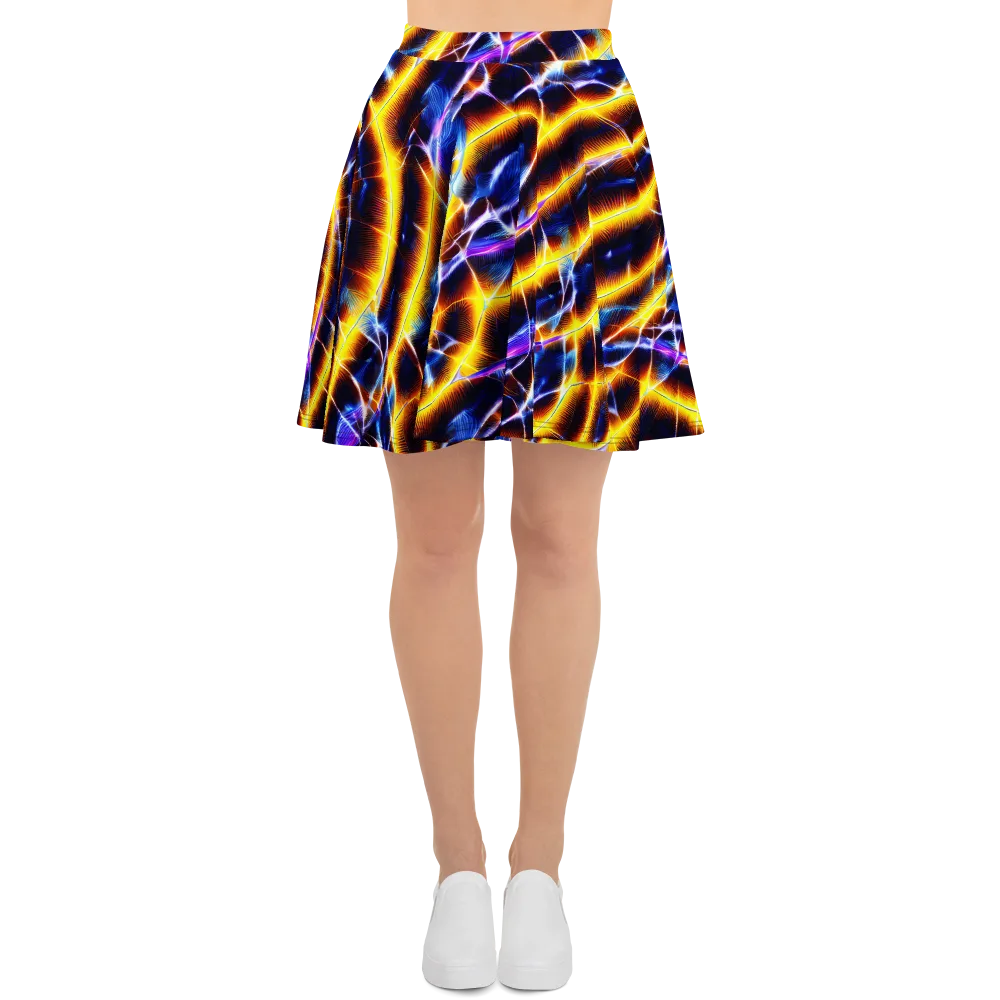Tempel Tangle on Skater Skirt — Front