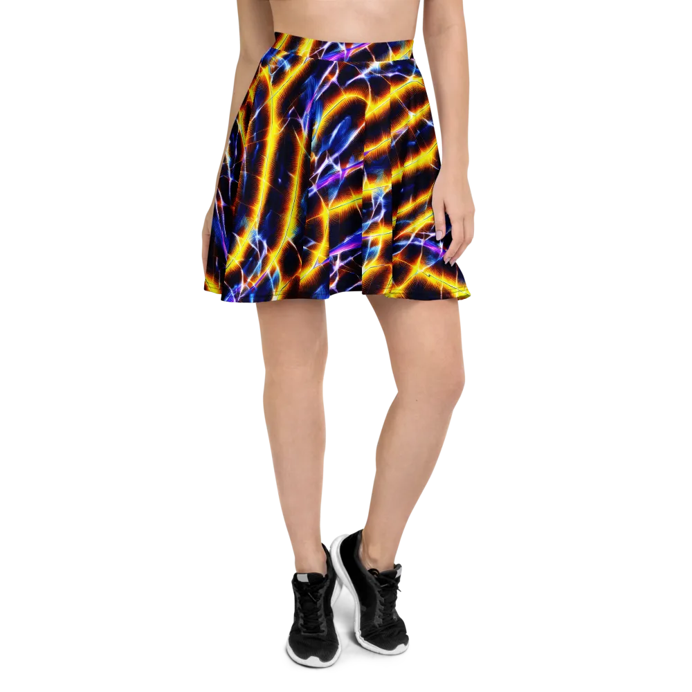 Tempel Tangle on Skater Skirt — Front