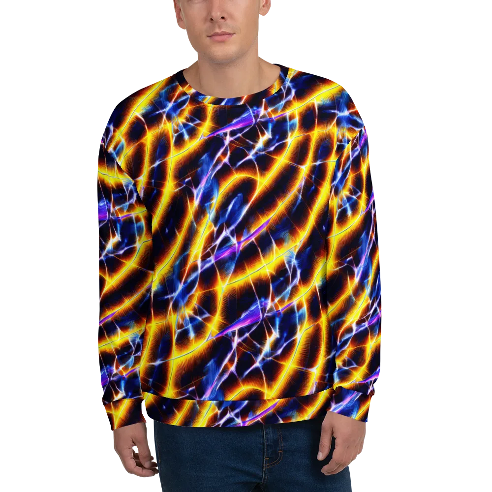 Tempel Tangle on Sweatshirt — Front