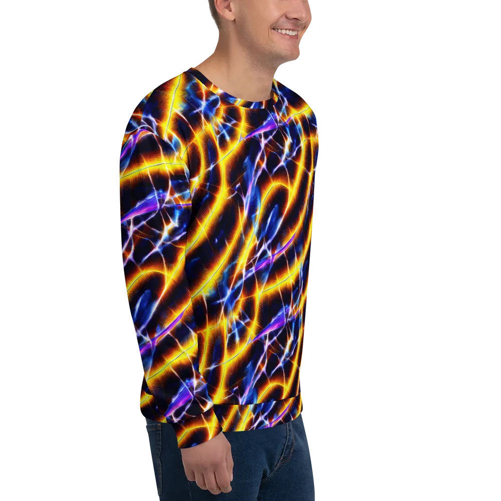 Tempel Tangle on Sweatshirt — Right Front