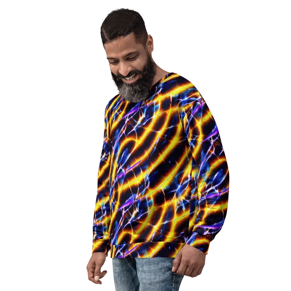 Tempel Tangle on Sweatshirt — Left Front