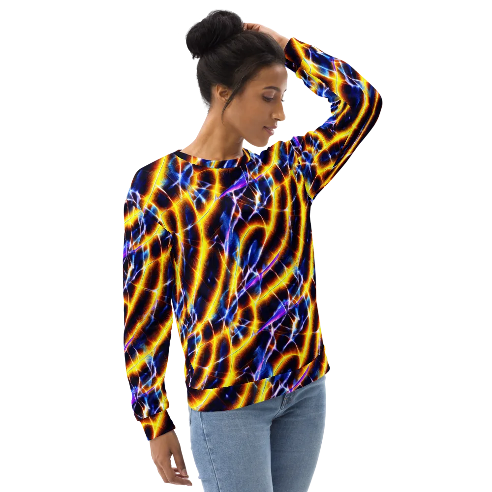 Tempel Tangle on Sweatshirt — Right Front
