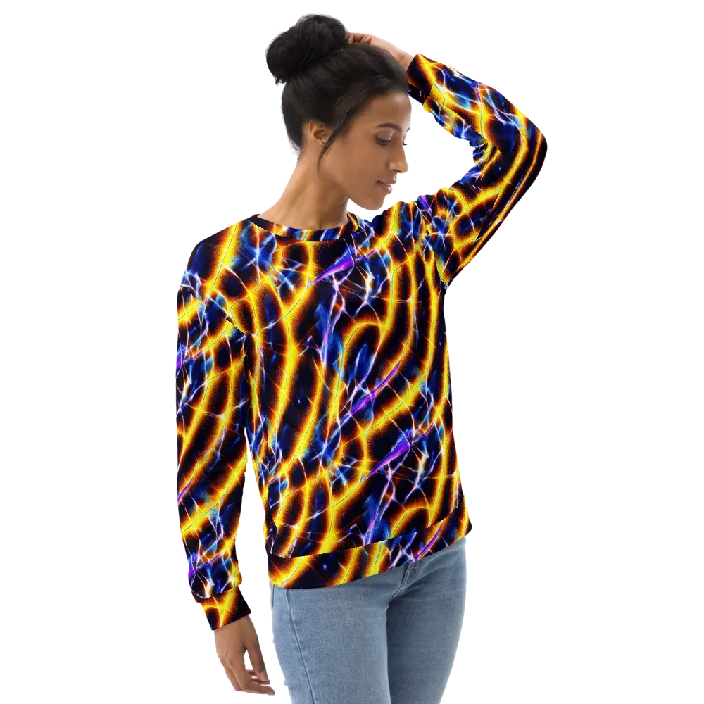Tempel Tangle on Sweatshirt — Right Front