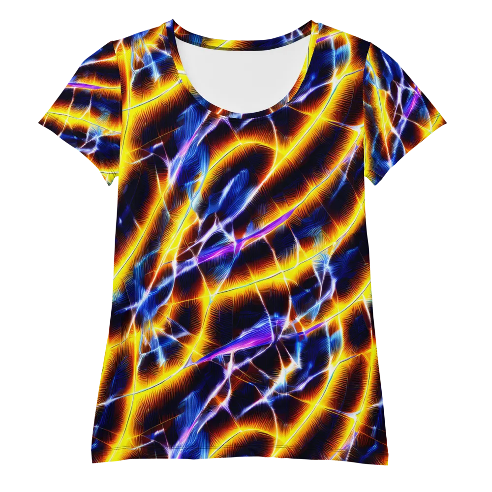 Tempel Tangle on Women's Athletic T-Shirt — Front