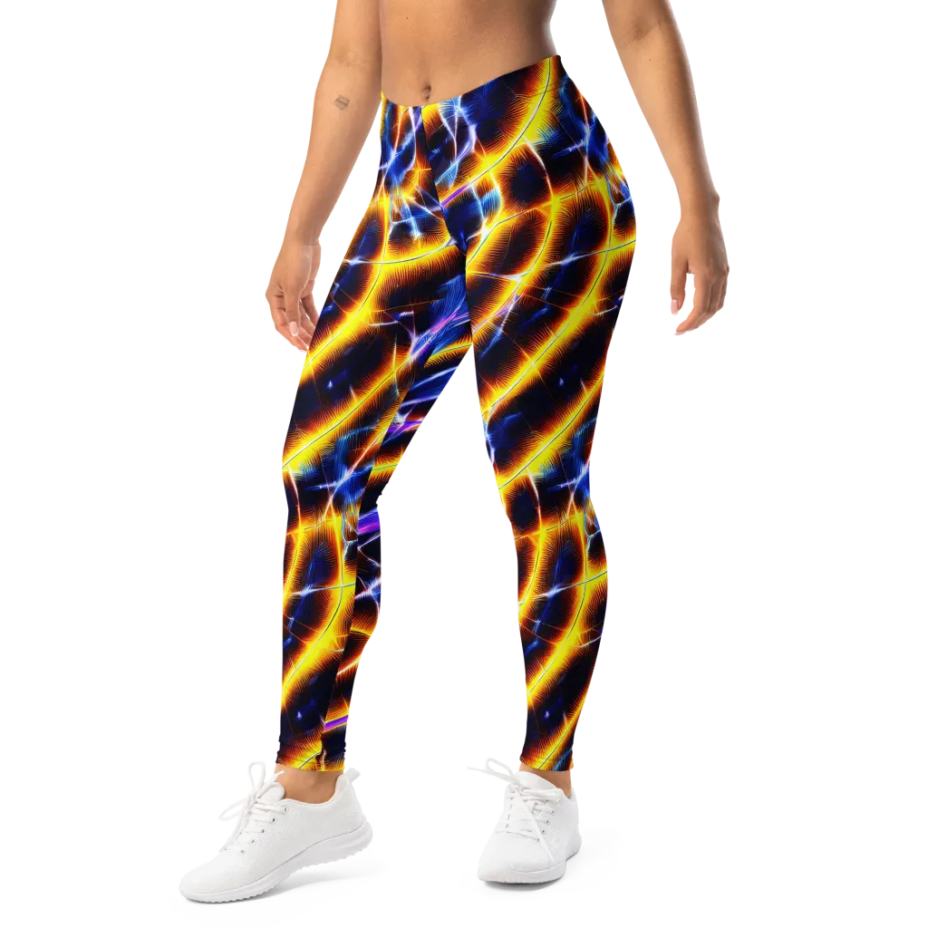 Tempel Tangle on Leggings — Left Front