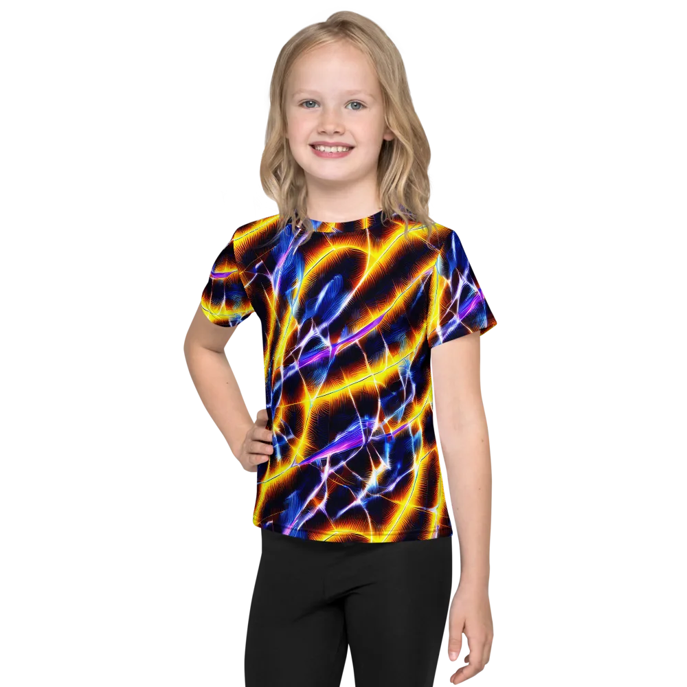Tempel Tangle on Kids Crew Neck T-Shirt — Front
