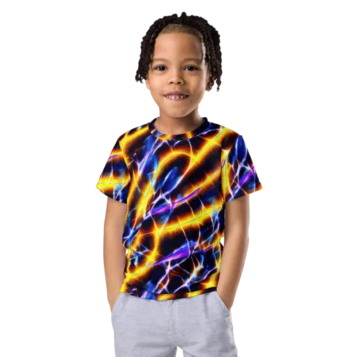 Tempel Tangle on a Kids Crew Neck T-Shirt