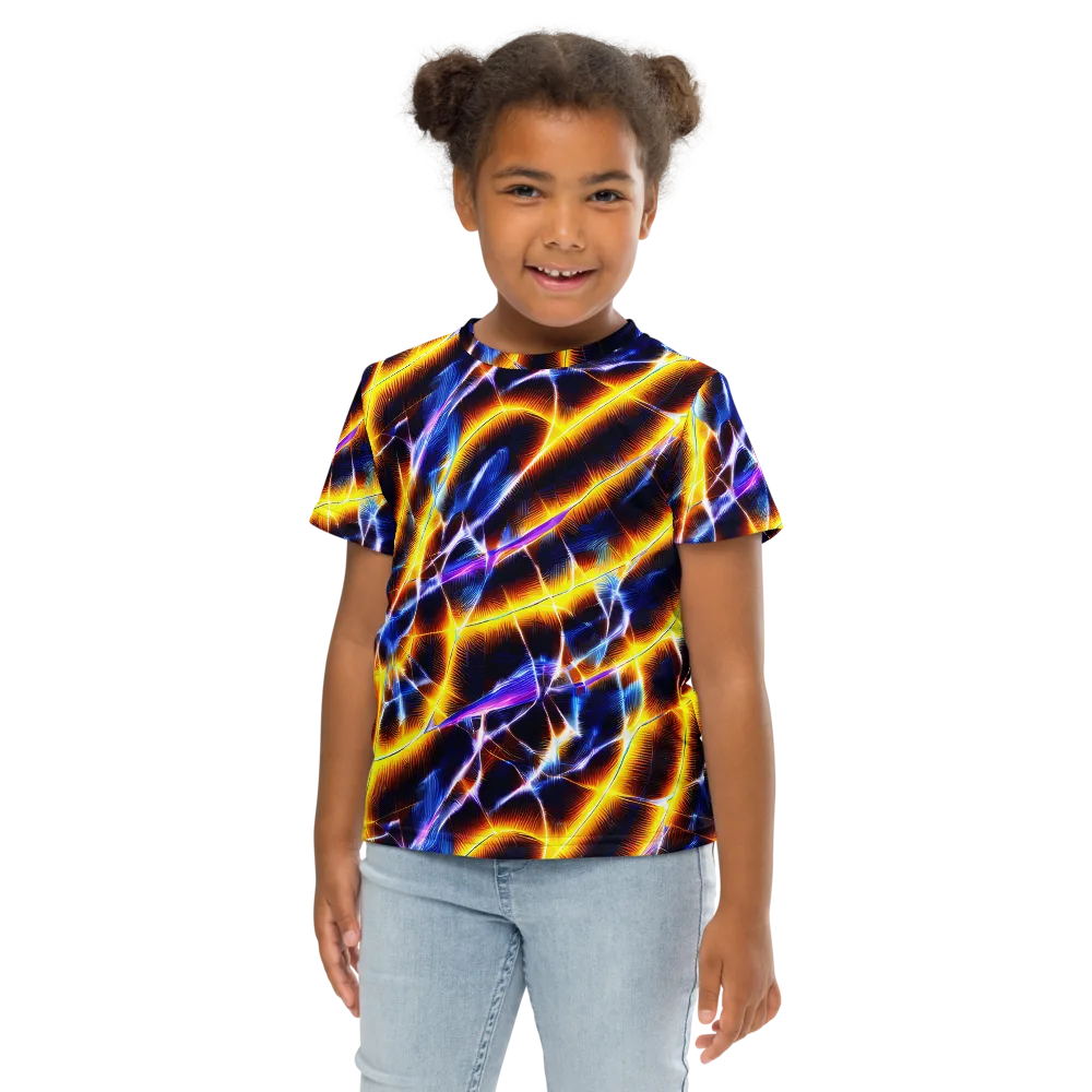 Tempel Tangle on Kids Crew Neck T-Shirt — Front