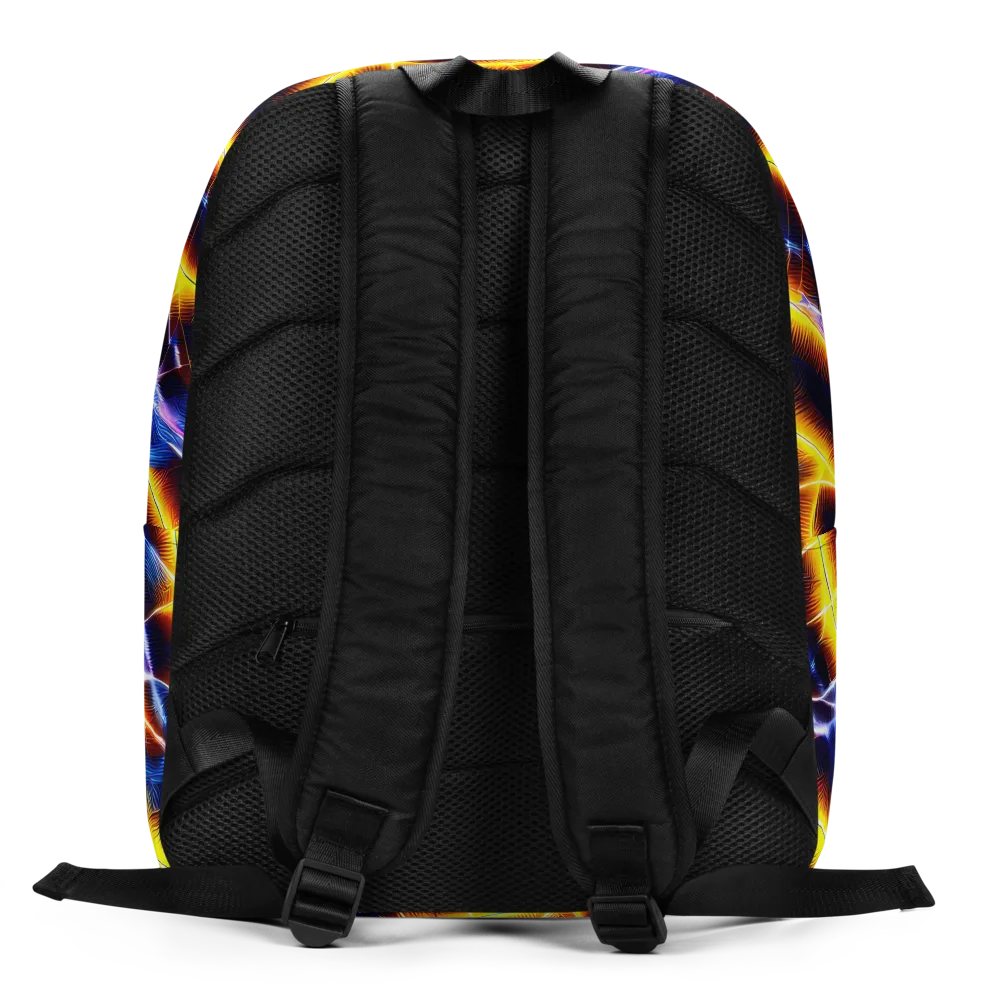 Tempel Tangle on Minimalist Backpack — Back