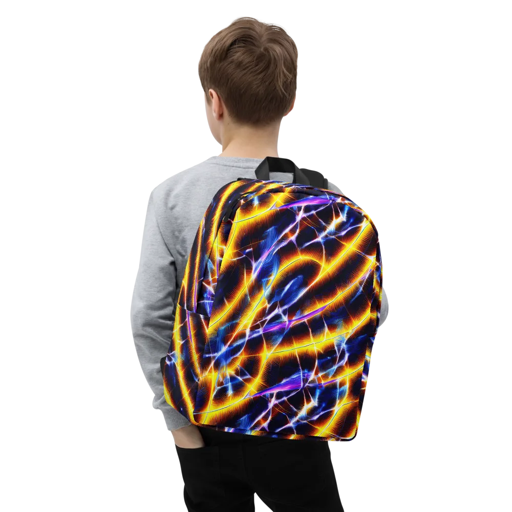 Tempel Tangle on Minimalist Backpack — Zoomed-in