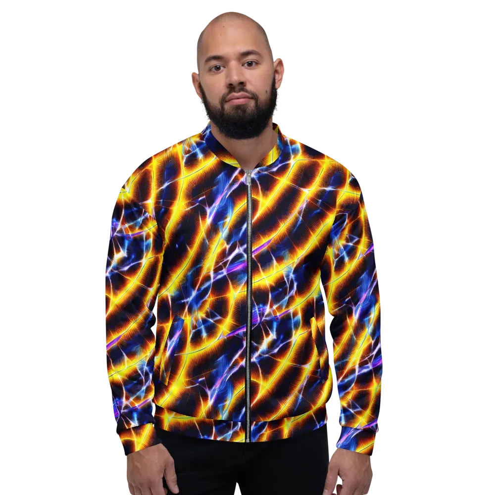 Tempel Tangle on Bomber Jacket — Front