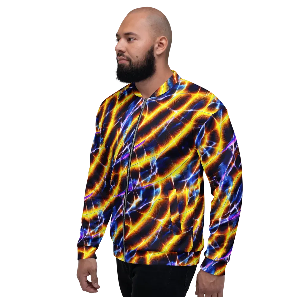 Tempel Tangle on Bomber Jacket — Left