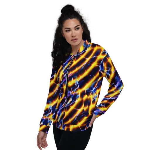Tempel Tangle on a Bomber Jacket