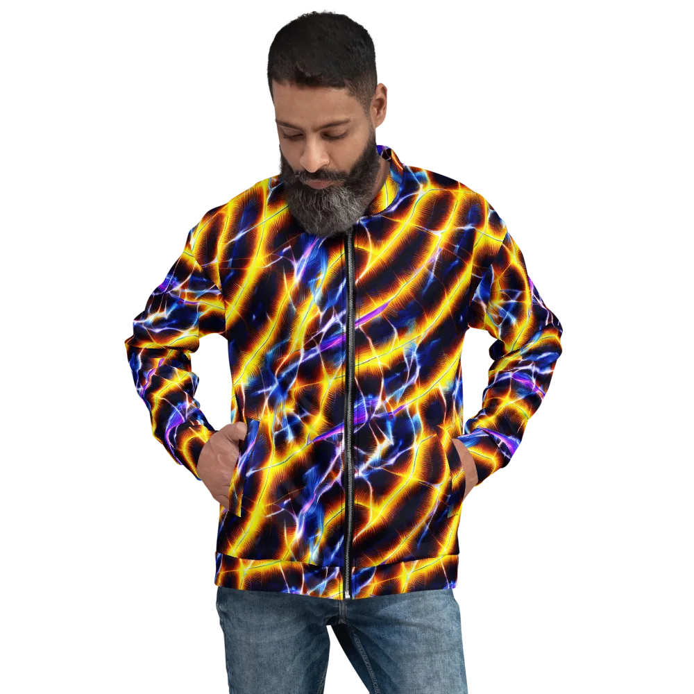Tempel Tangle on Bomber Jacket — Front
