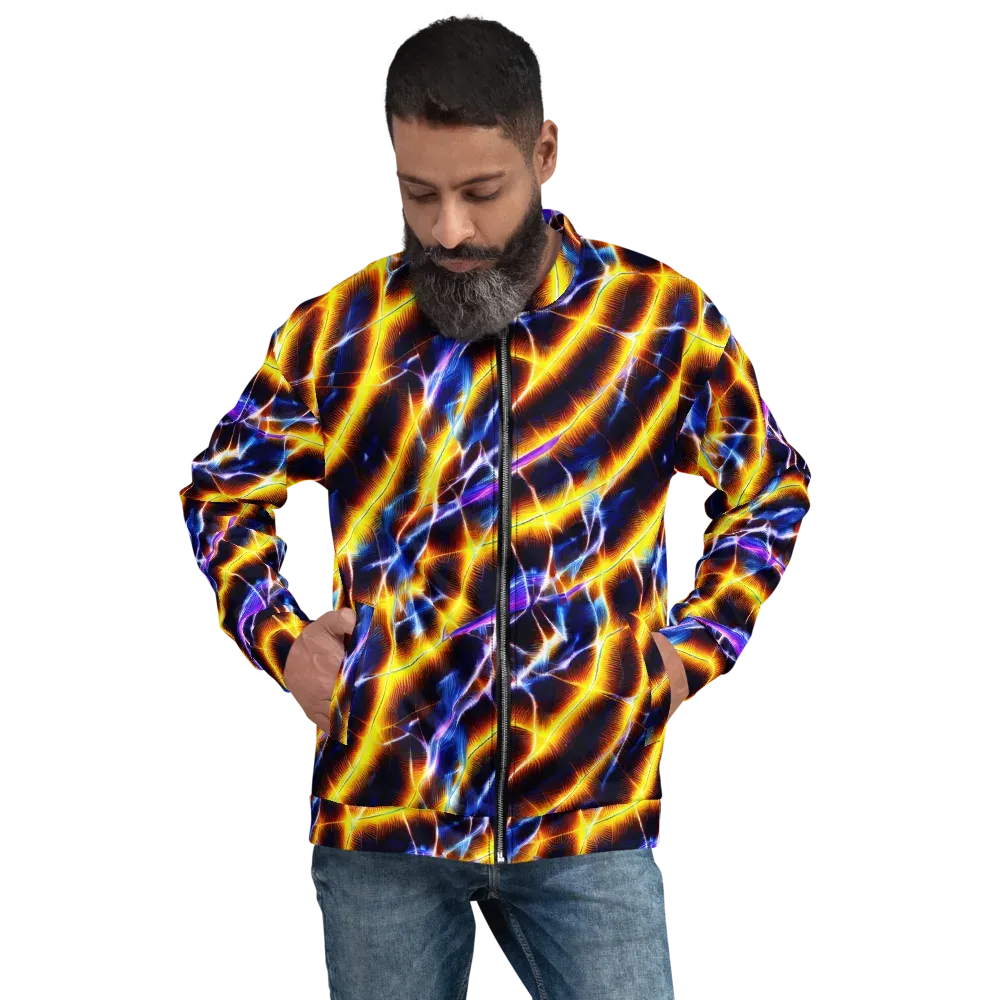 Tempel Tangle on Bomber Jacket — Front