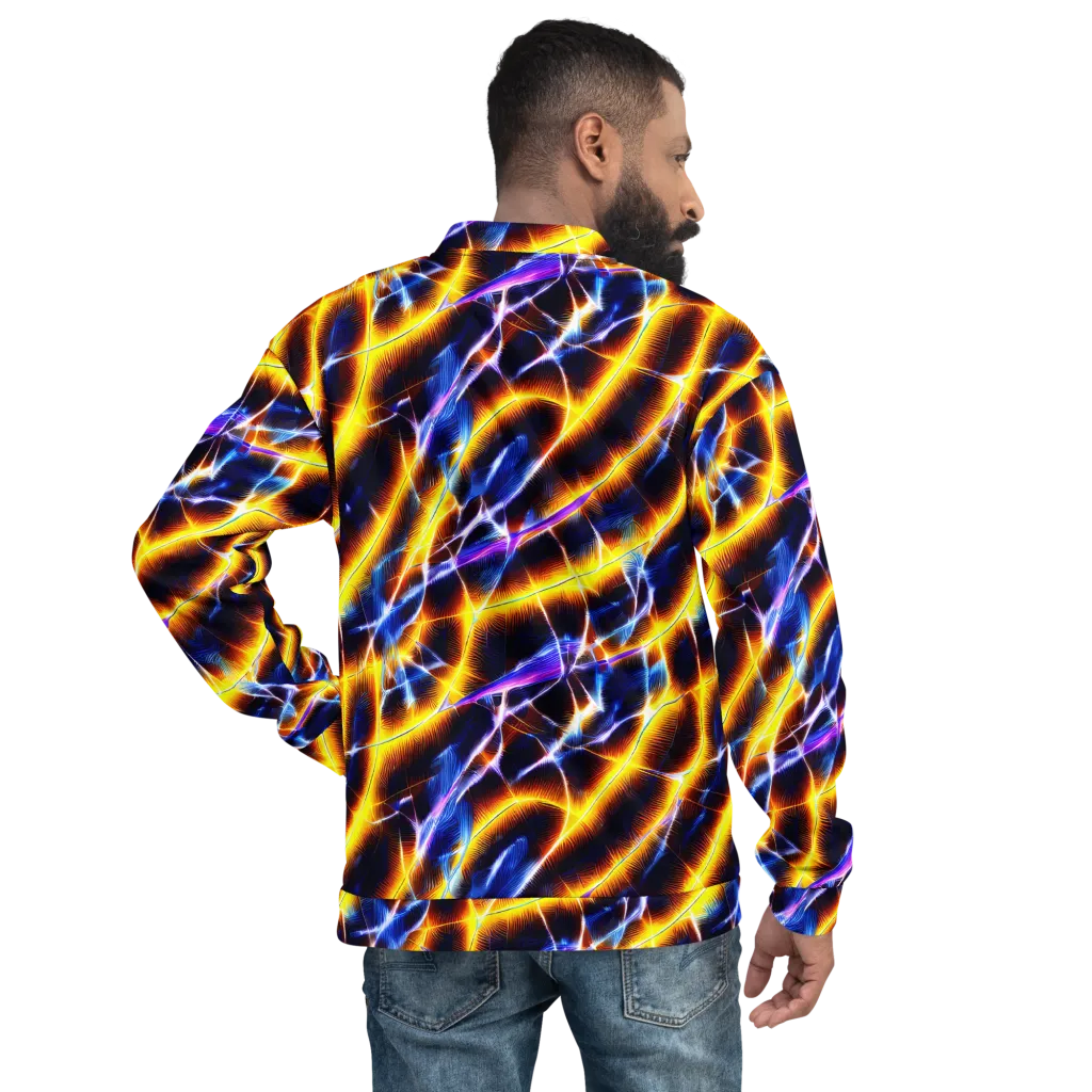 Tempel Tangle on Bomber Jacket — Back