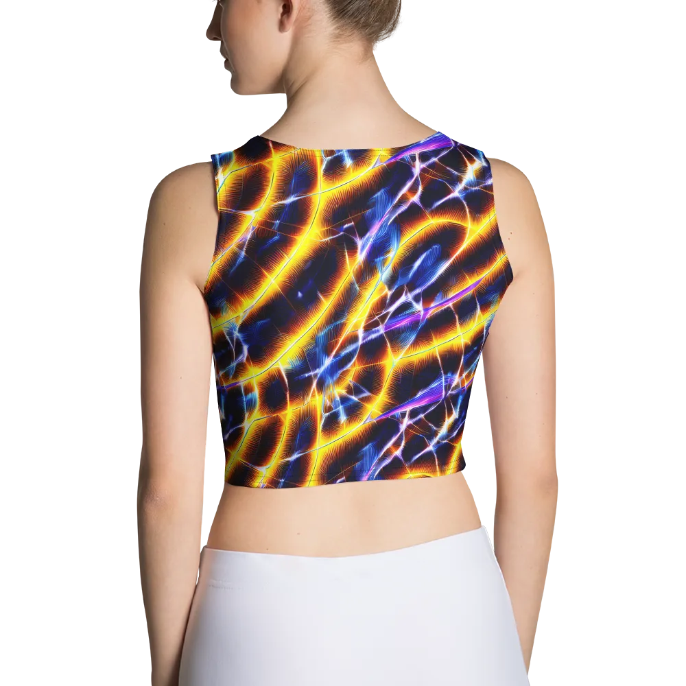Tempel Tangle on Crop Top — Back