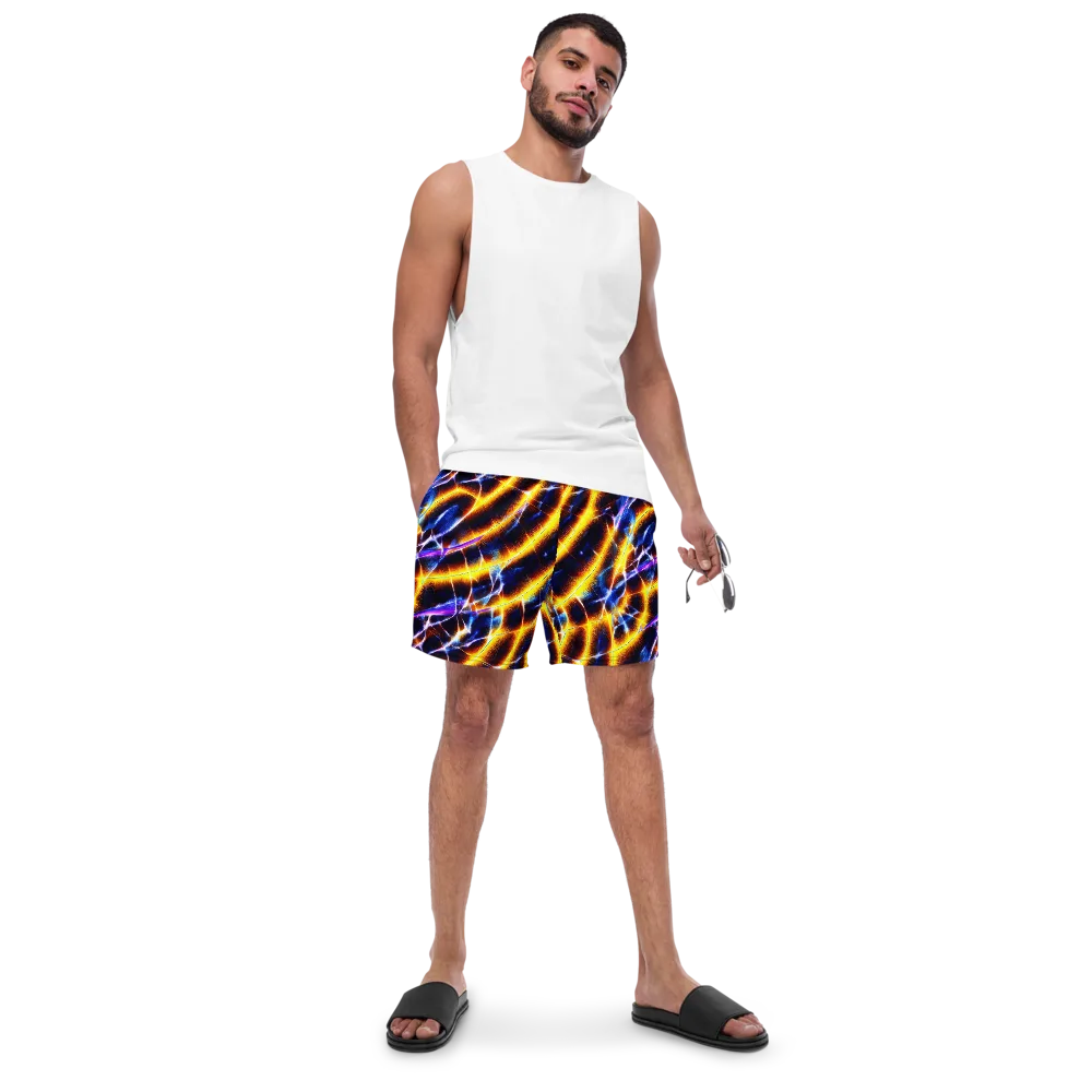 Tempel Tangle on Swim Trunks — Front