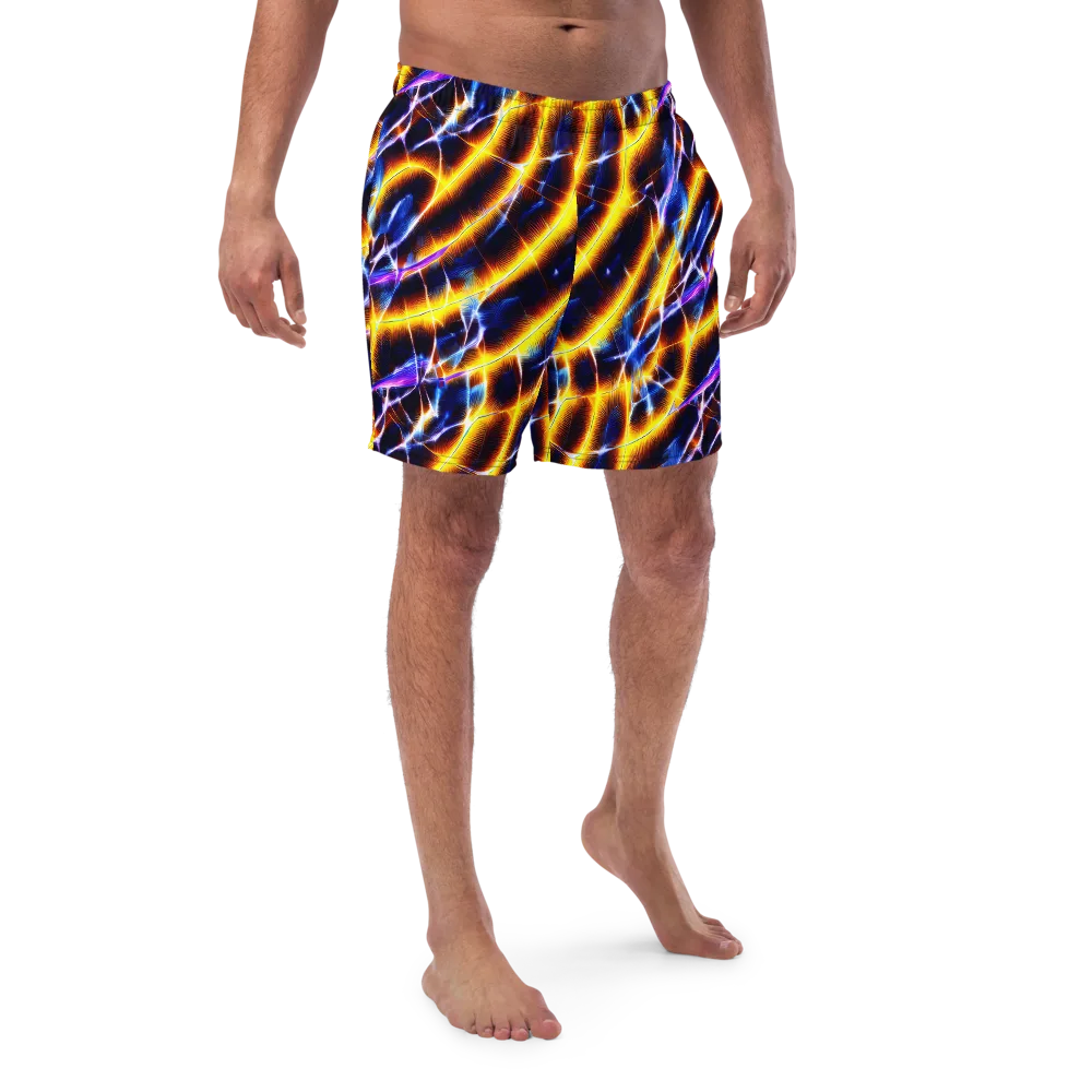 Tempel Tangle on Swim Trunks — Front