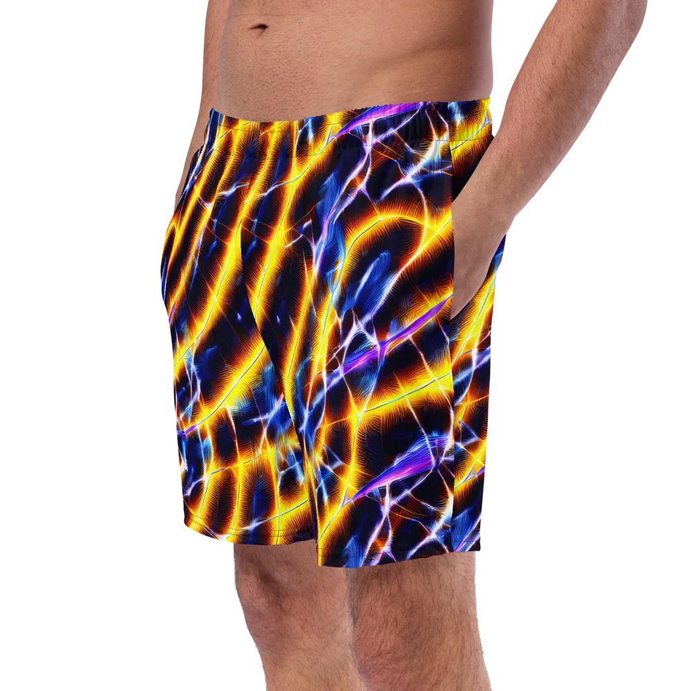Tempel Tangle on Swim Trunks — Left Front