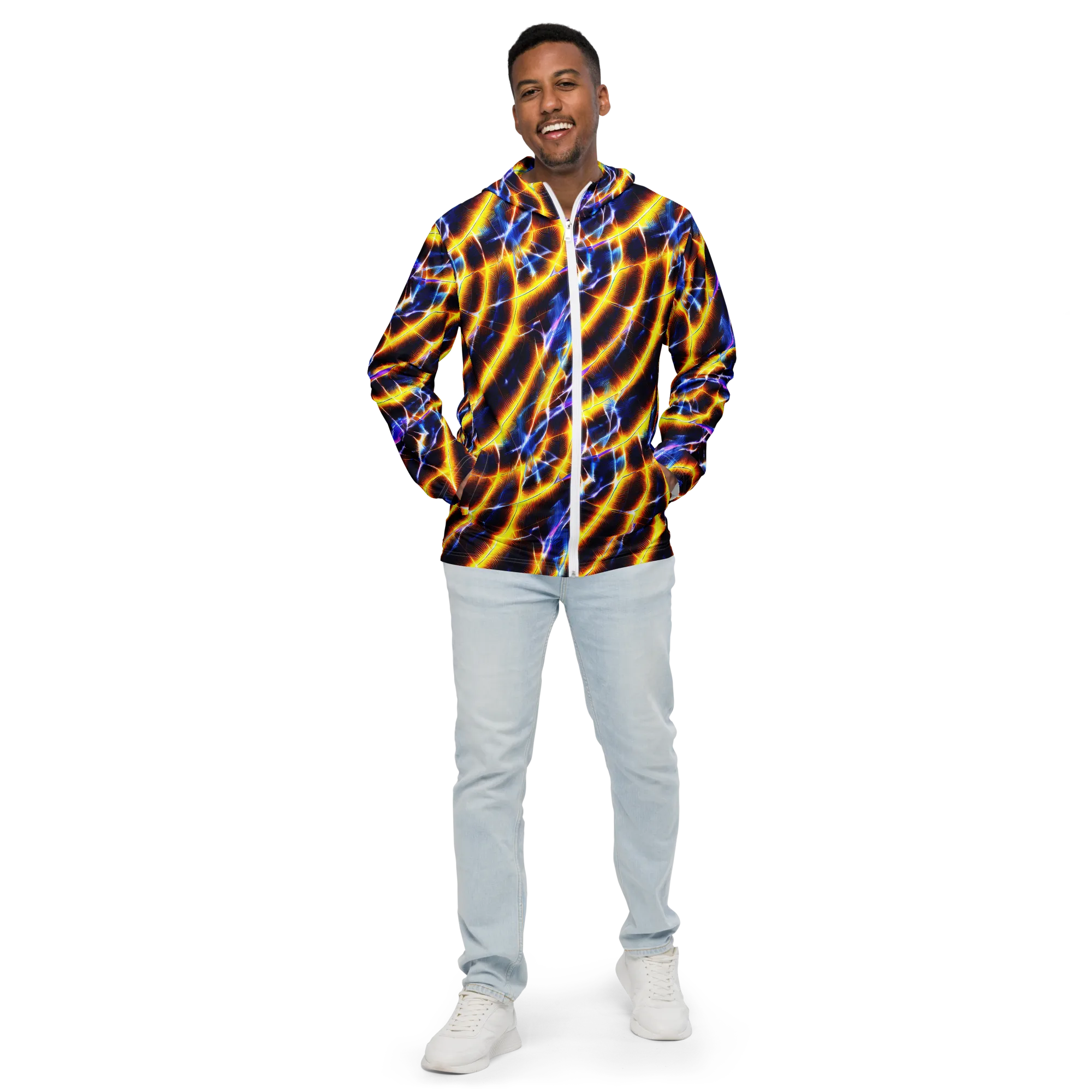 Tempel Tangle on Men's Windbreaker — Front