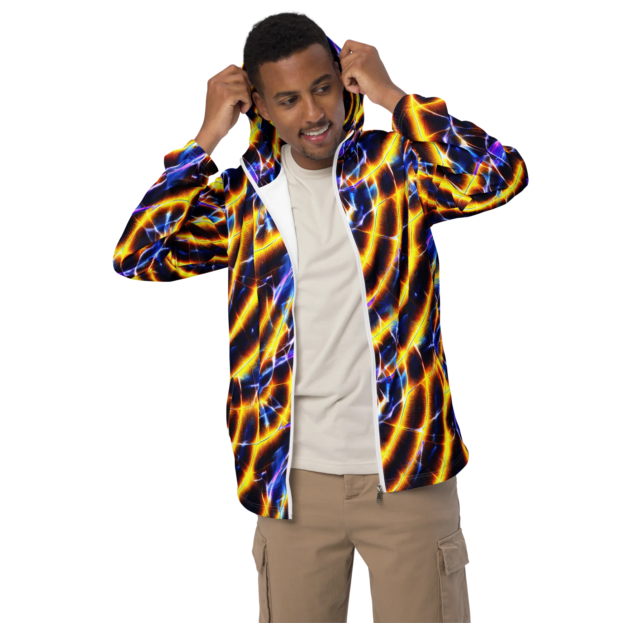 Tempel Tangle on Men's Windbreaker — Front