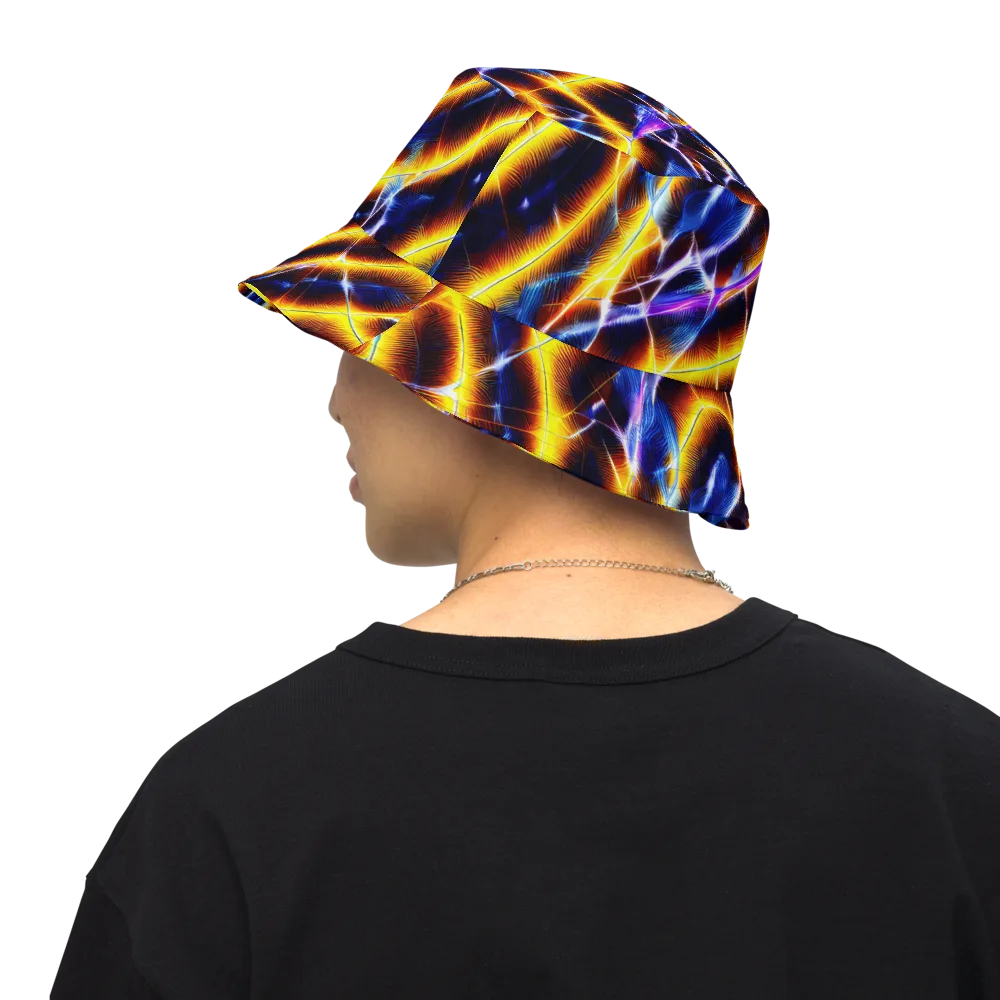 Tempel Tangle on Reversible Bucket Hat — Back Inside