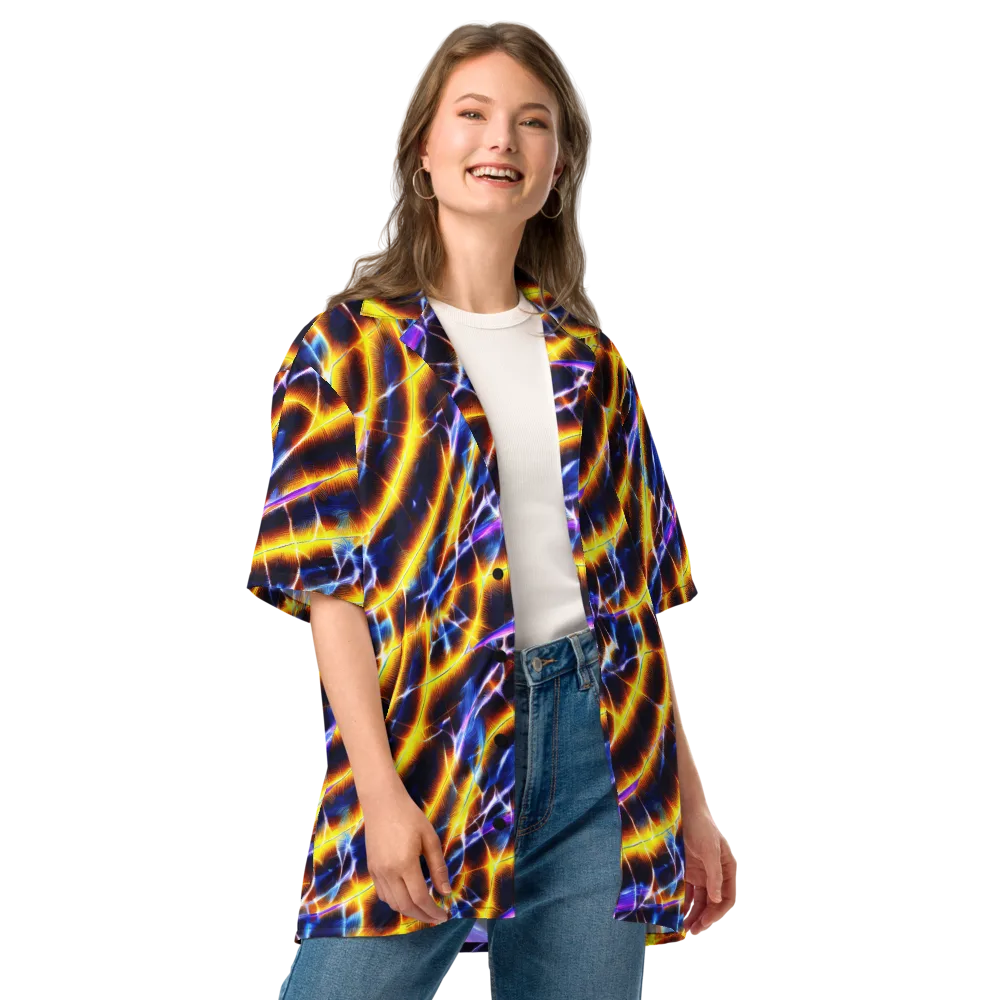 Tempel Tangle on Button Shirt — Front