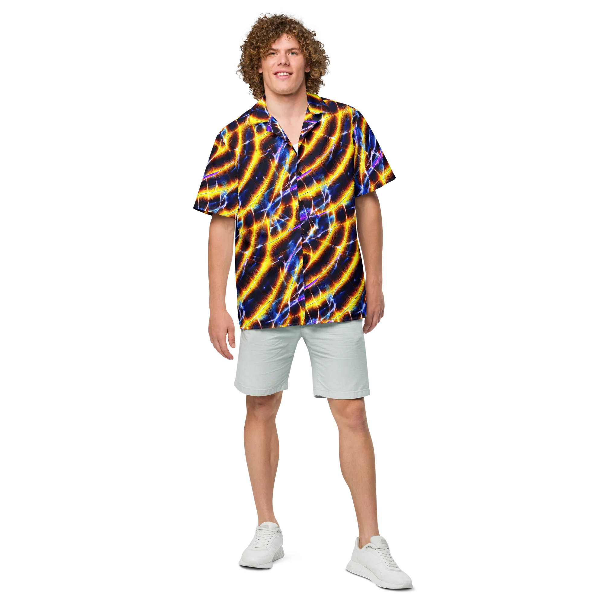 Tempel Tangle on Button Shirt — Front