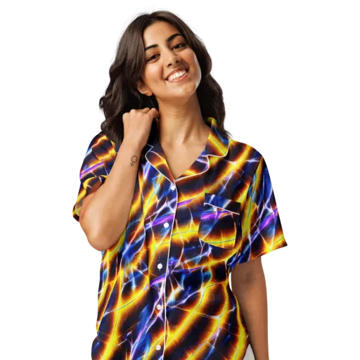 Tempel Tangle on a Women's Short Sleeve Pajama Top