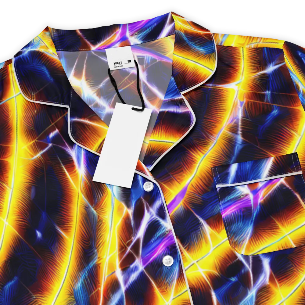 Tempel Tangle on Women's Short Sleeve Pajama Top — Product details