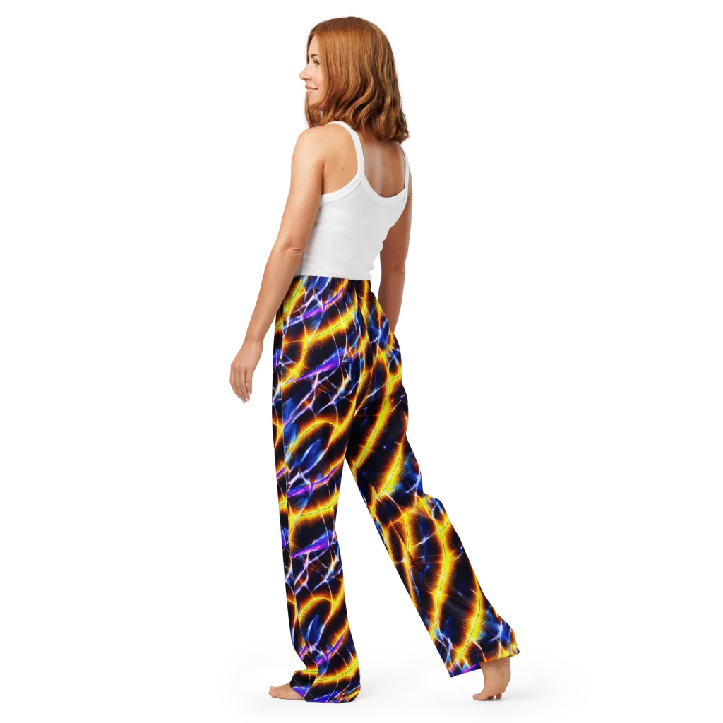 Tempel Tangle on Women's Pajama Pants — Back
