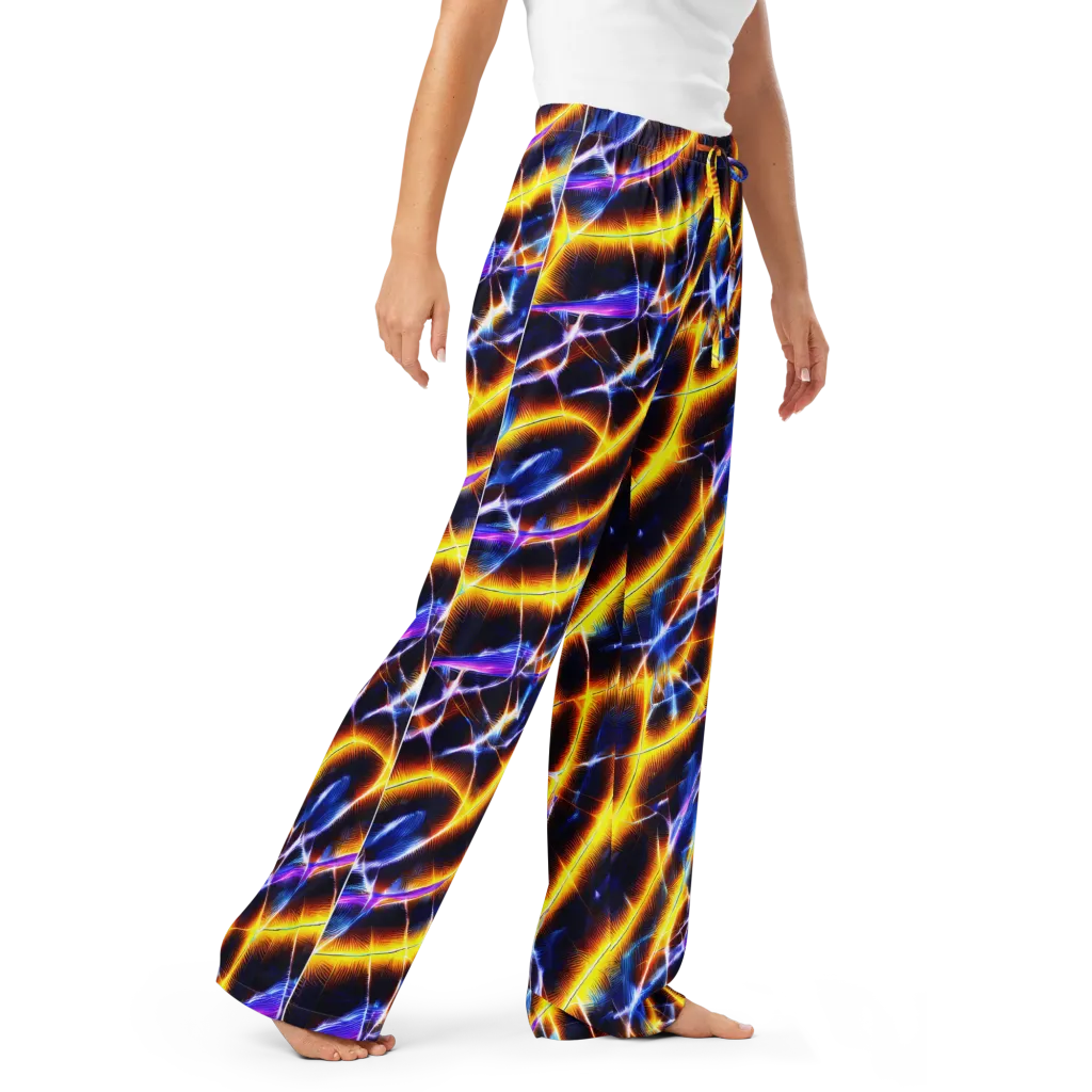 Tempel Tangle on Women's Pajama Pants — Right Front