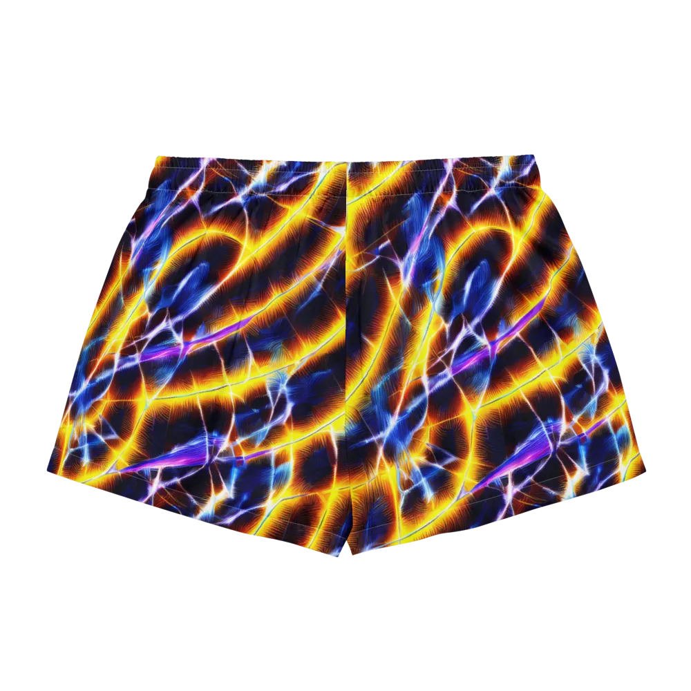 Tempel Tangle on Women's Pajama Shorts — Back