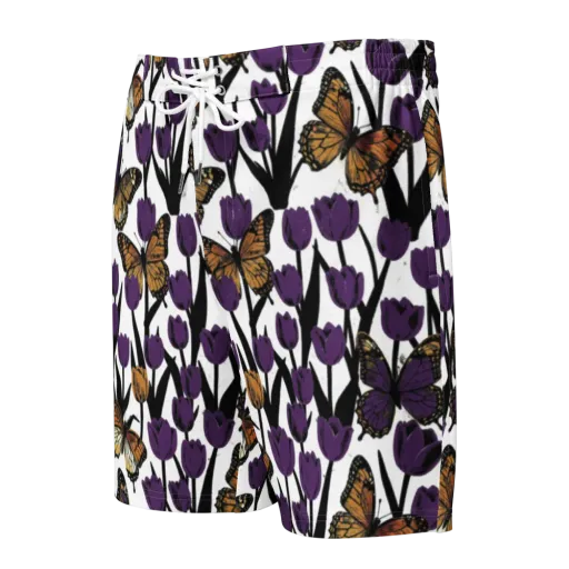 Indigo Flutter on a Men's Board Shorts
