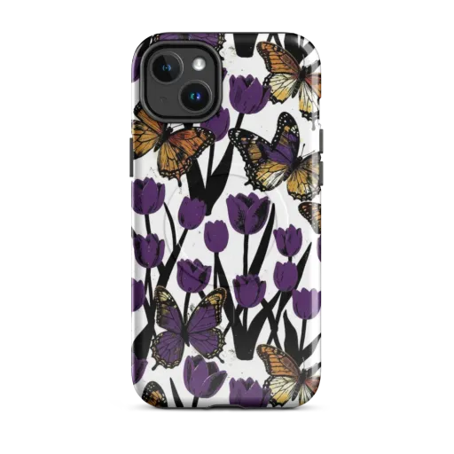 Indigo Flutter on a MagSafe Tough Case for iPhone®