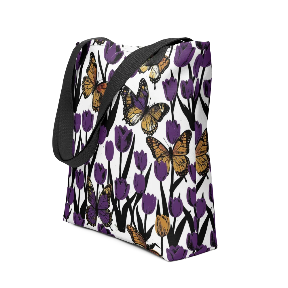 Indigo Flutter on Tote Bag — Front