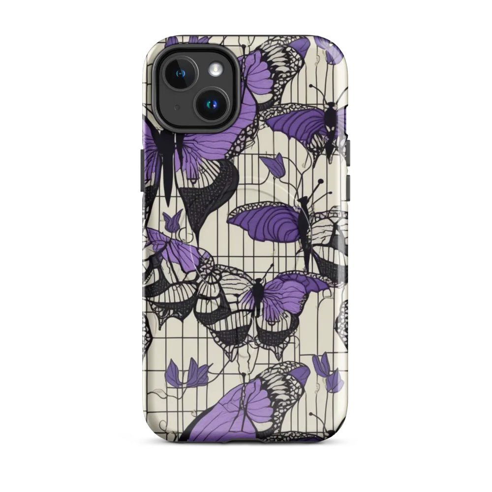 Violet Glasswing on MagSafe Tough Case for iPhone® — Front