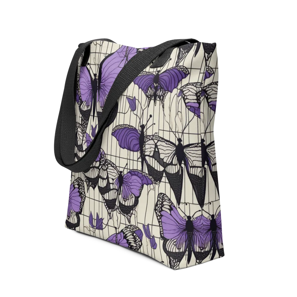 Violet Glasswing on Tote Bag — Front