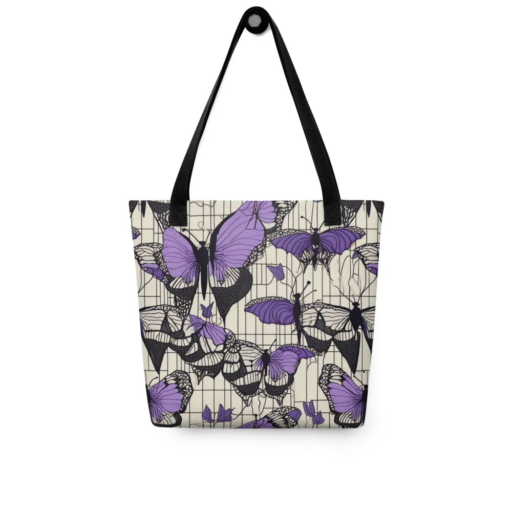 Violet Glasswing on Tote Bag — Front