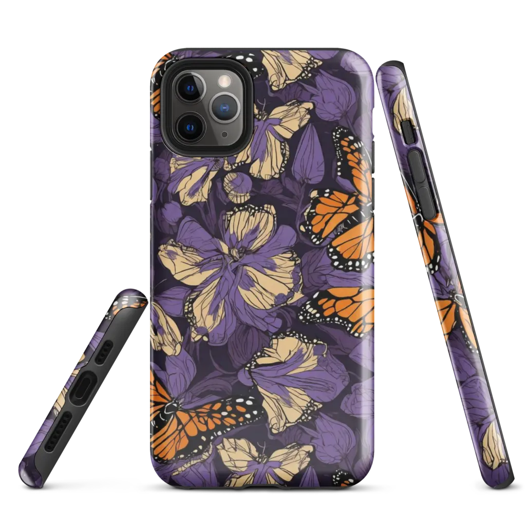 Midnight Monarchs on Tough Case for iPhone® — Front