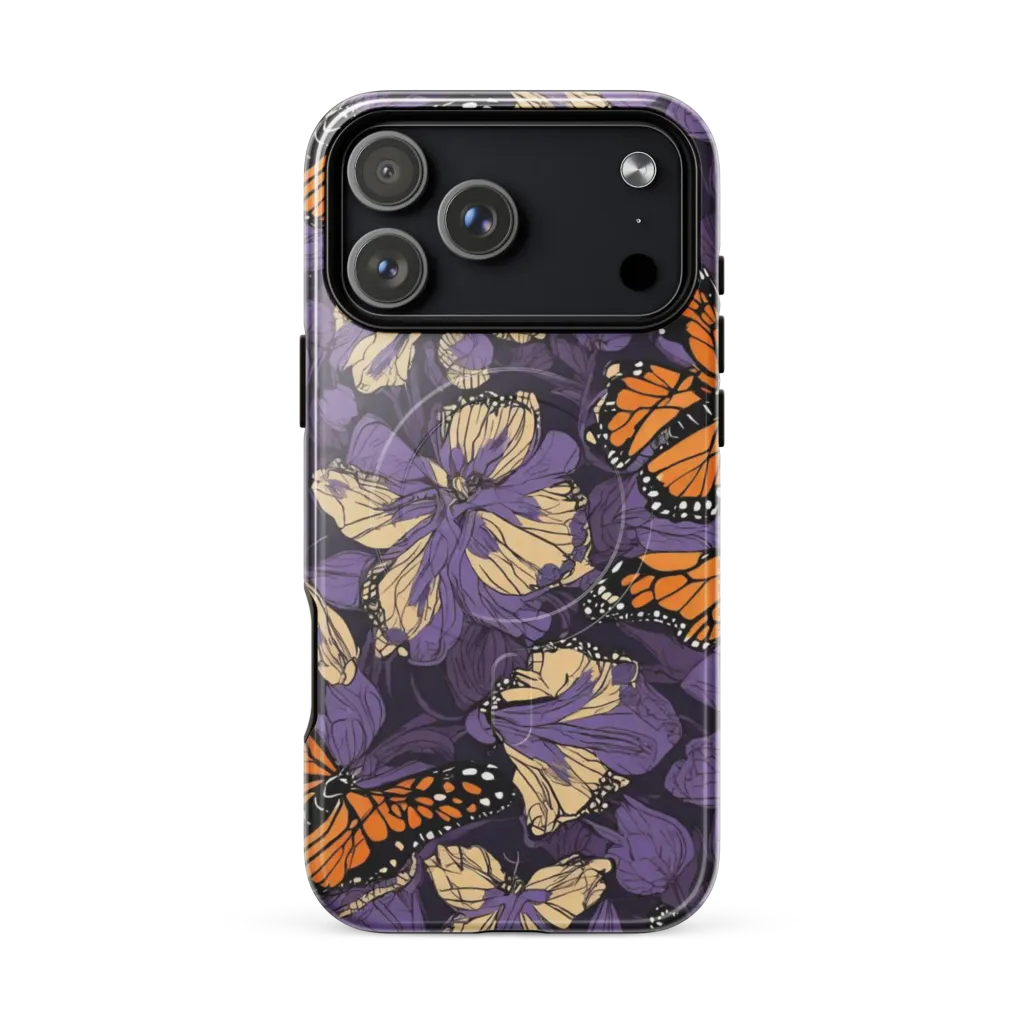 Midnight Monarchs MagSafe Tough Case for iPhone® on model