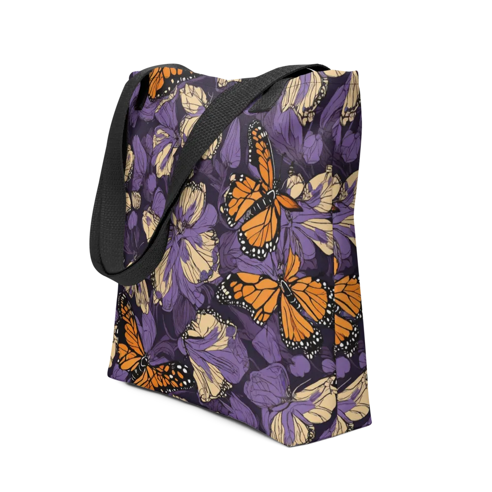 Midnight Monarchs on Tote Bag — Front
