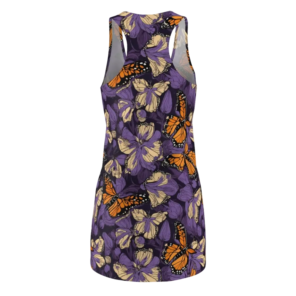 Midnight Monarchs on Racerback Dress — Back