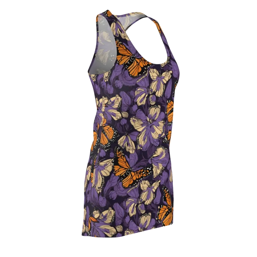 Midnight Monarchs on Racerback Dress — Front Side