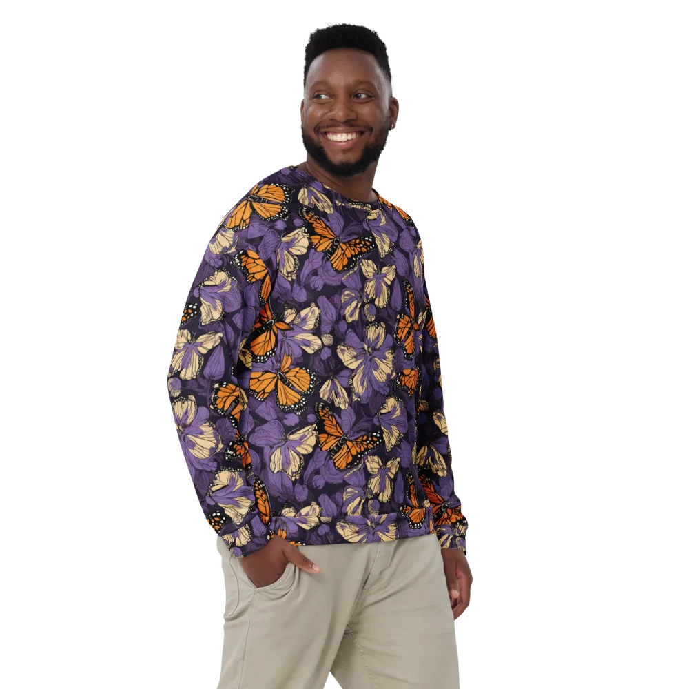 Midnight Monarchs on Sweatshirt — Front