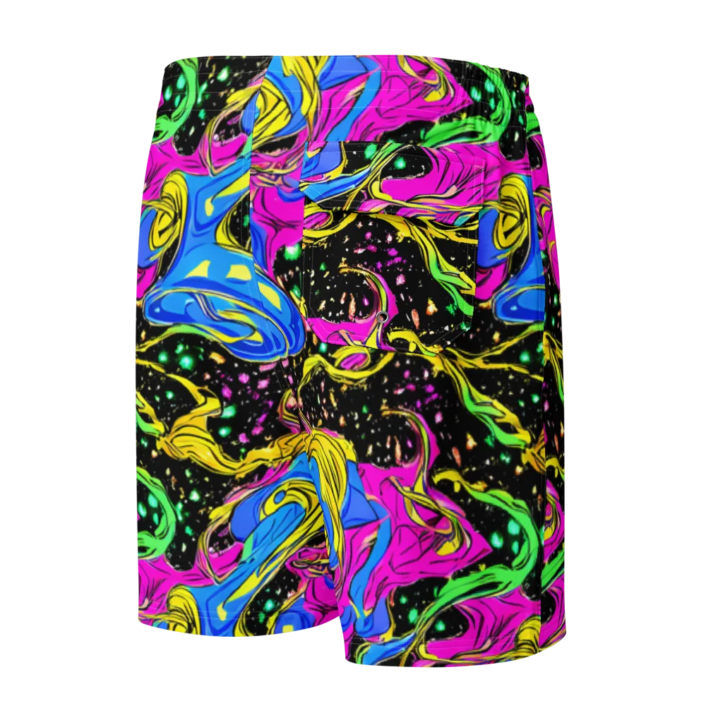 Spectral Pulse on Men's Board Shorts — Back