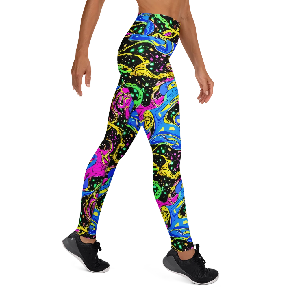 Spectral Pulse on Yoga Leggings — Right